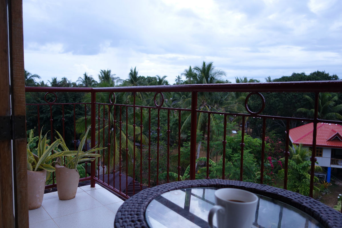 View from 4th floor of Momo Village, Panglao